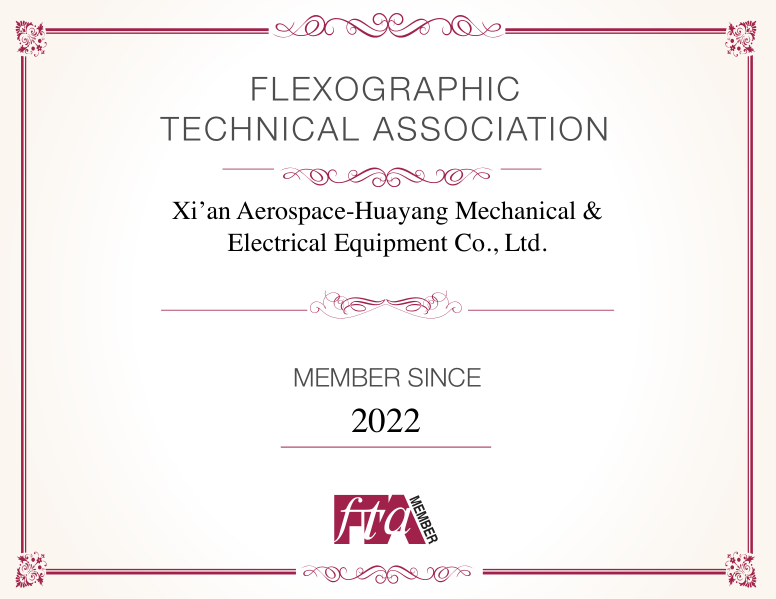 Huayang Become the Member of FTA(Flexographic Technical Association)